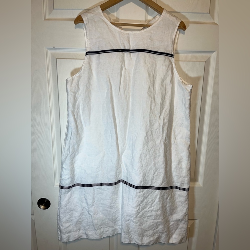 J. Jill White Linen Dress